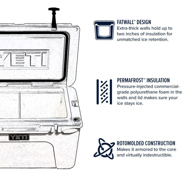 YETI Tundra 110 Kühler, Weiß – Bild 6