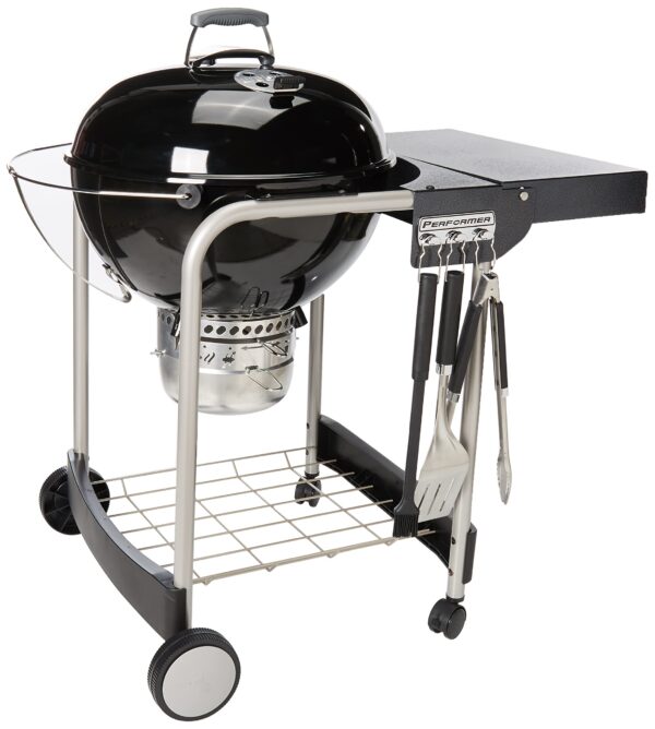 Weber 15301001 Performer Holzkohlegrill, 55,9 cm, Schwarz